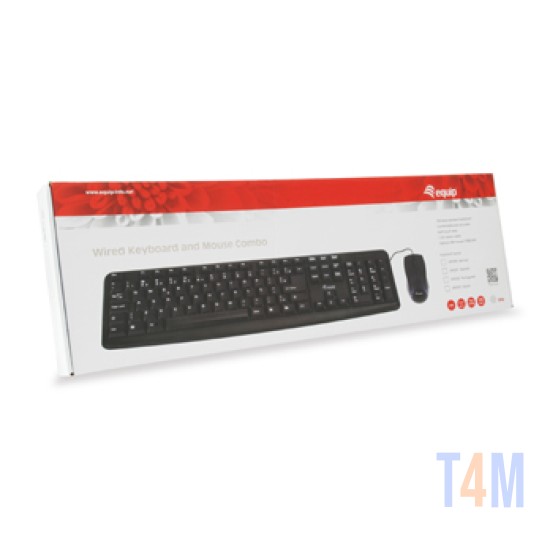 EQUIP OPTICAL USB WIRED KEYBOARD WITH MOUSE (245202)
